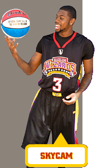 Harlem Wizards Player: SKYCAM ©HW